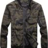 "WildernessWhisper Camo Windbreaker: Embrace the Outdoors"
