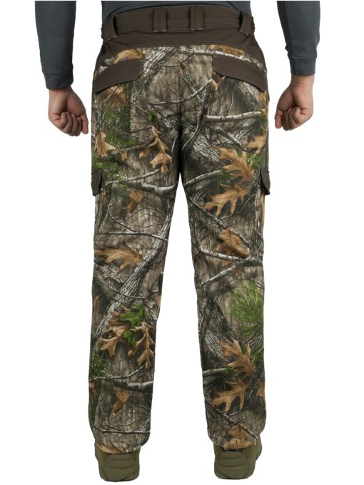 Men's Tactical Camo Pants - Warm Fleece-Lined, Multi-Pocket Soft Shell for Hiking, Outdoor & Casual Wear - Autumn/Winter Collection, Realistic Forest Print, Durable & High Quality Design, Hiking Apparel | Autumn Camouflage Pattern | Ripresistant Fabric - Image 3