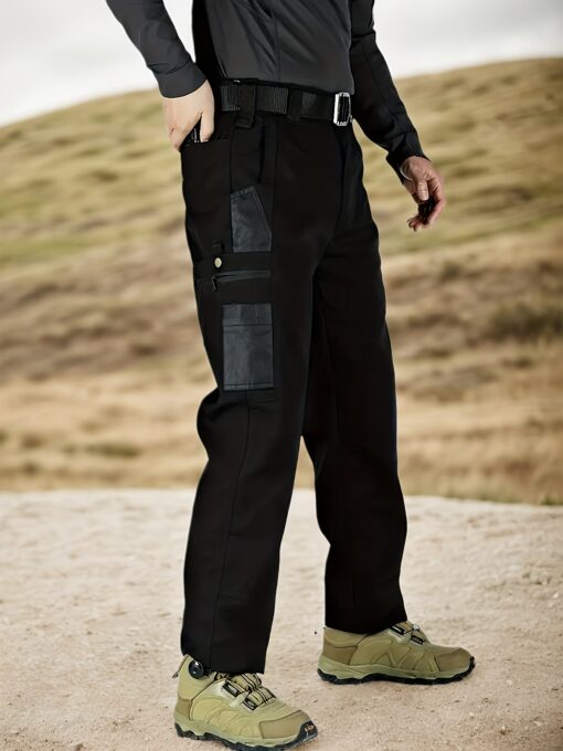 [Quick Dry Work Pants] Lightweight Quick Dry Men's Work Pants | Outdoor Tactical Stretch Cargo Hiking Pants - Image 3