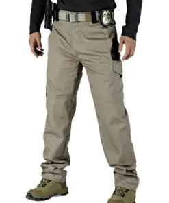 Alternative view of [Quick Dry Work Pants] Lightweight Quick Dry Men's Work Pants | Outdoor Tactical Stretch Cargo Hiking Pants