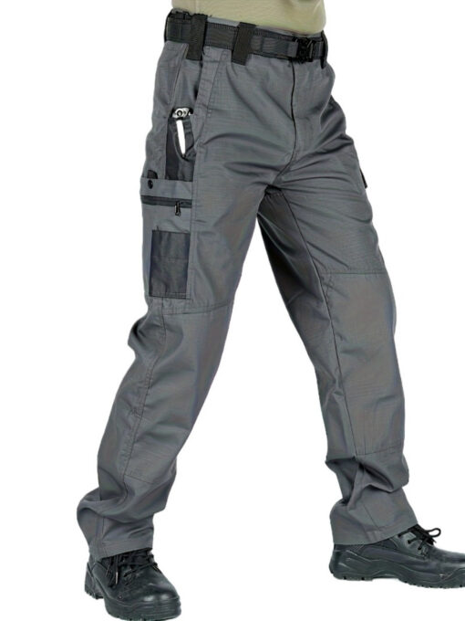 [Quick Dry Work Pants] Lightweight Quick Dry Men's Work Pants | Outdoor Tactical Stretch Cargo Hiking Pants - Image 4
